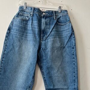 Lucky Brand High Rise Mom jeans 10/30 Ankle with raw hem (NWT)